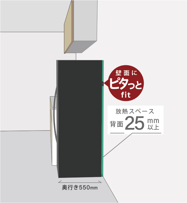 スリム設計