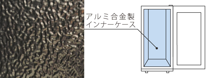 アルミ合金製インナーケース